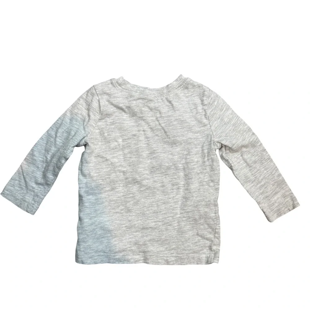Old Navy Graphic Tee Kids‎ 12-18M Gray Excellent Currently Chillin Babiators Set